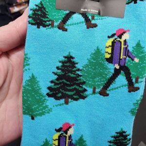 *Sale* HotSox blue take a hike socks